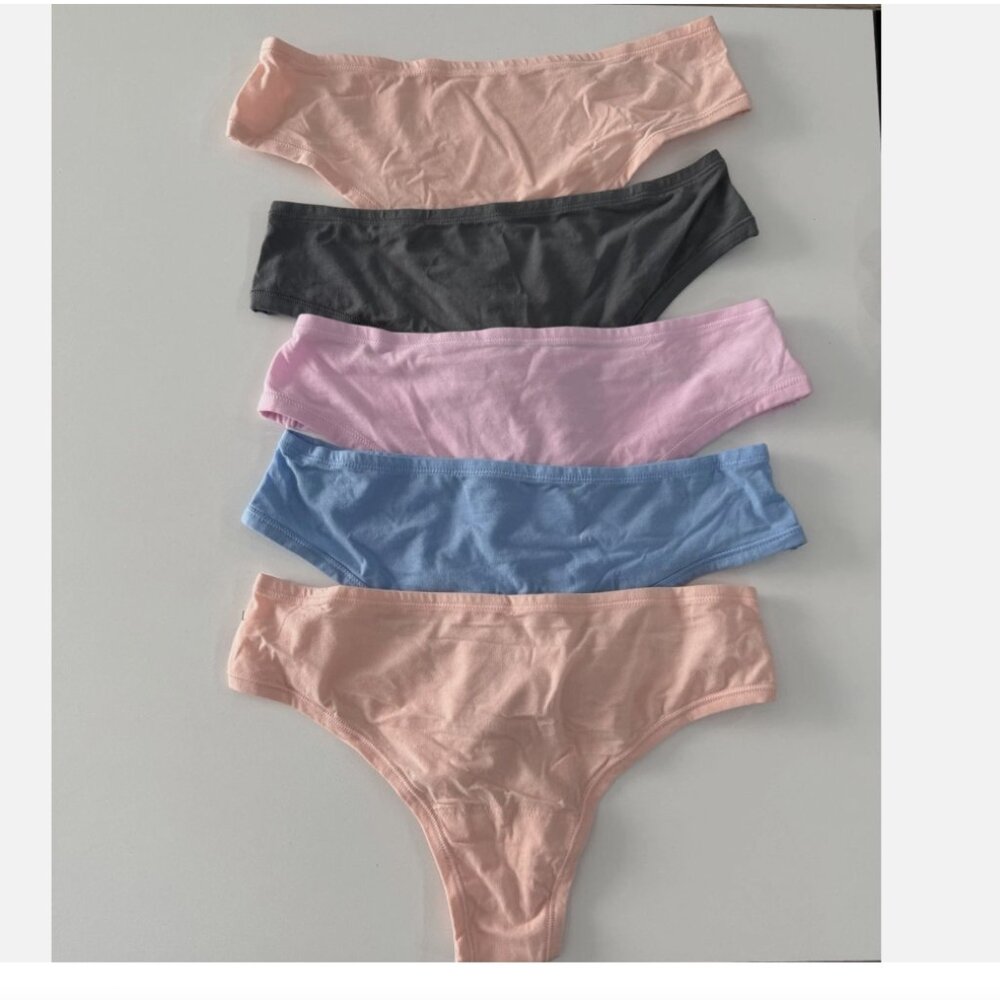 NEW Hanky Panky Play Assorted 5-Pack Thongs Size XS/S